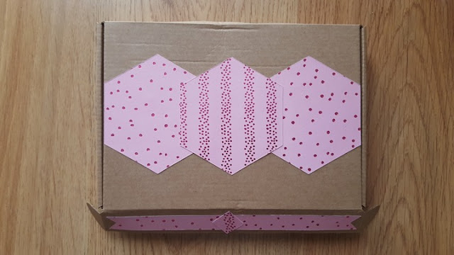 Pretty in pink: upcycled gift package