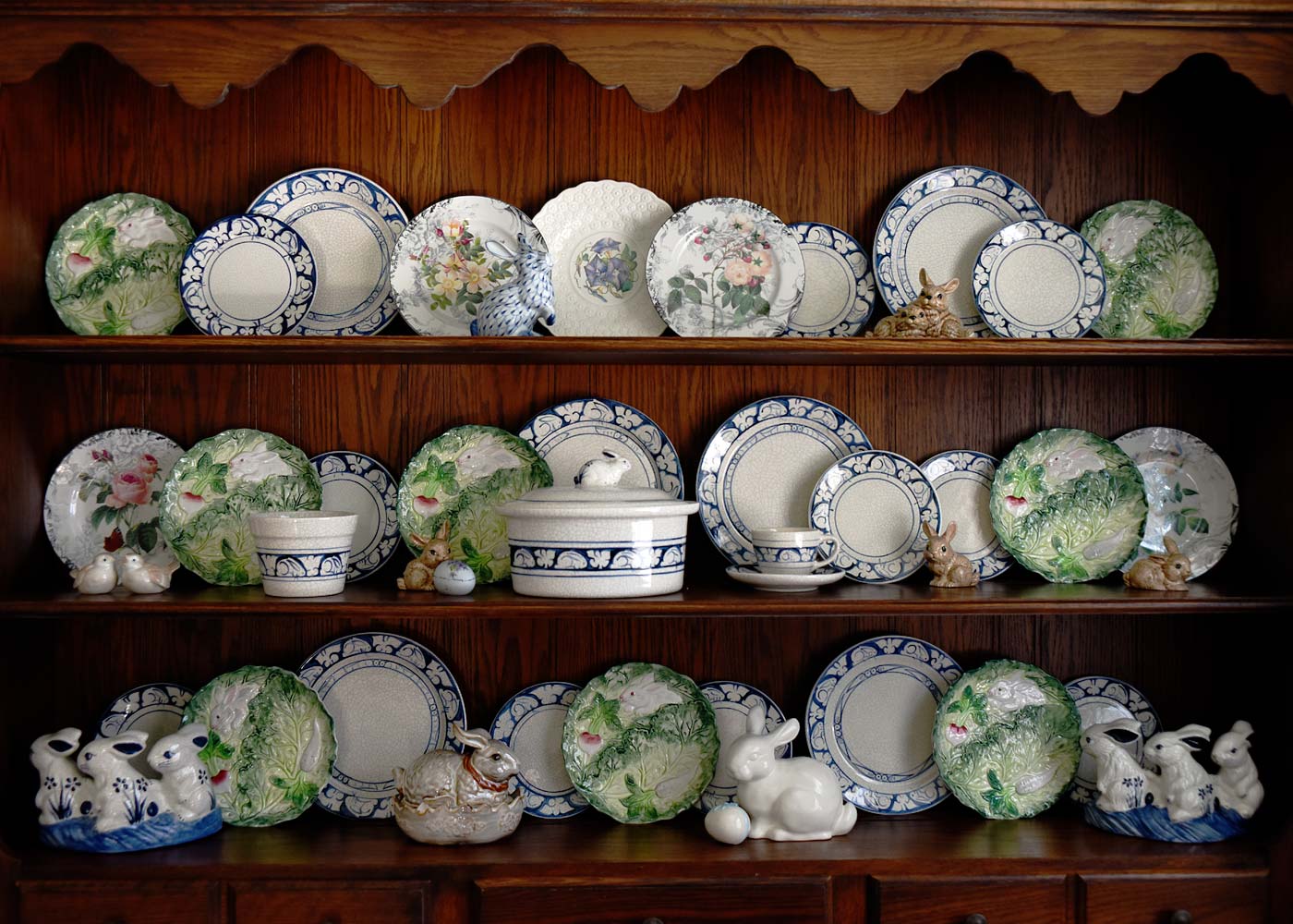 China Hutch Easter Dedham rabbit Collection by Jeanne Selep
