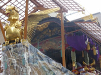 小雨降る中、トントンと太鼓が鳴り祇園囃しがなった。