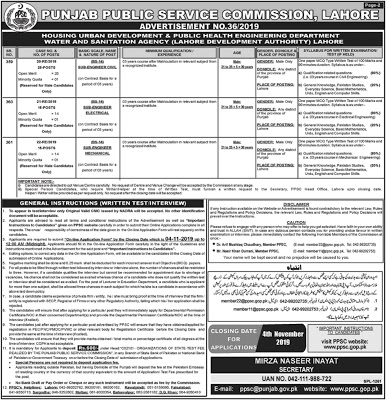 PPSC New Jobs 2019 Punjab Public Service Commission Jobs 2019