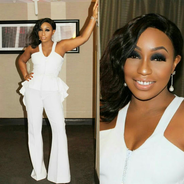 Rita Dominic Is An Absolute Stunner In White Jumpsuit