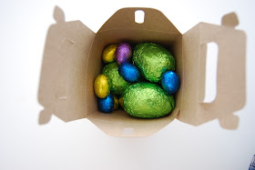 Caja de chocolate para pascua estilo Hipster. DIY Hispter Easter chocolate box