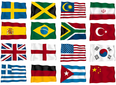 Download Gallery Vector Art: "110 3D Flags of the world"
