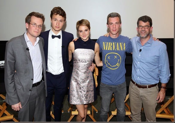 THE MAZE RUNNER producer Wyck Godfrey (leftmost) also produced THE FAULT IN OUR STARS