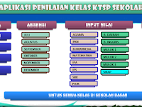 Aplikasi Raport SD, SMP, SMA KTSP dan Kurikulum 2013 Terbaru