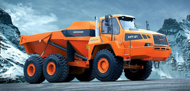 articulated dump truck Doosan MT41