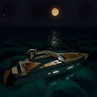 3d boat searay yacht