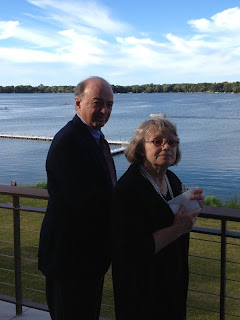 Dad and Mom at Gene and Debbie's wedding reception