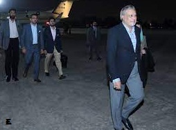 Ishaq Dar returned home along with the Prime Minister