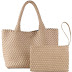 Woven Tote Bag for Women | Vegan Leather Handwoven Bags