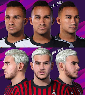 PES 2021 Faces Danilo & Theo Hernandez by LR7