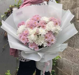 Buket Bunga Pengantin Krisan