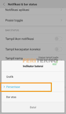 Cara Menampilkan Presentase Baterai Handphone Xiaomi Cara Menampilkan Presentase Baterai di HP Xiaomi Semua Tipe Lengkap