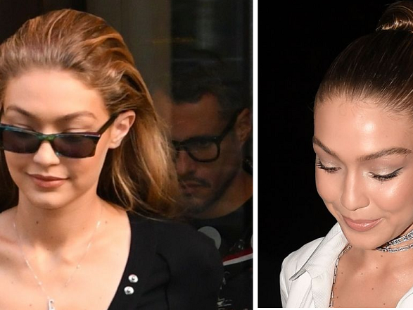 Gigi Hadid  e os seus 2 looks na semana de moda em Paris