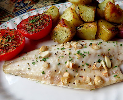 Sheet Pan Roasted Sea Bass Dinner for Two