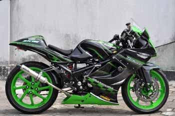 Motorcycle Modifications Modifikasi Motor Ninja Hijau