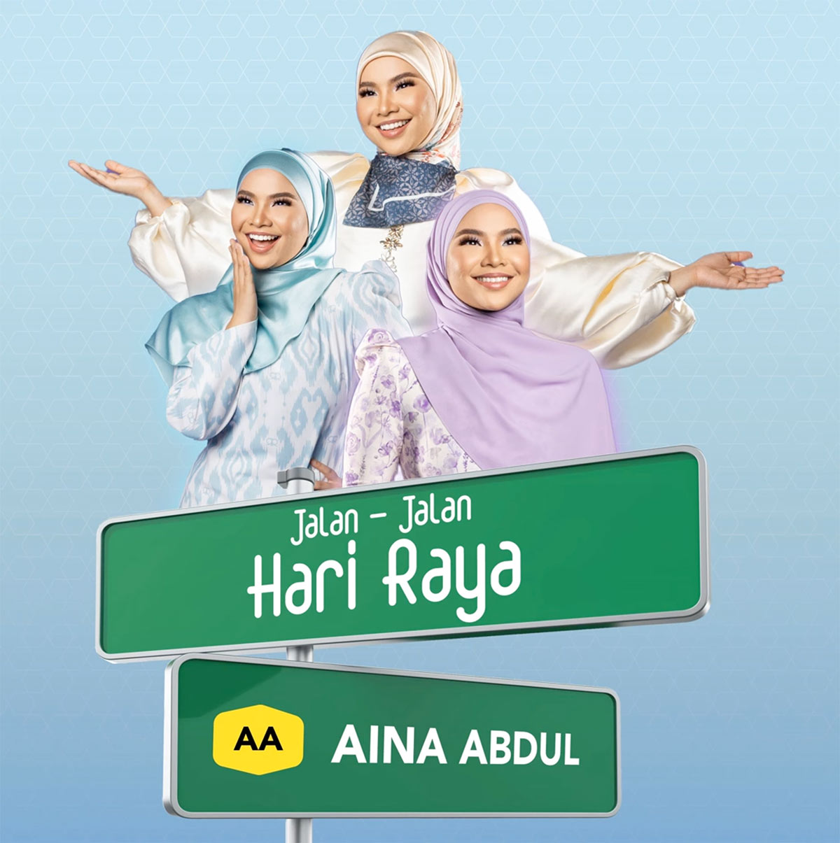 Lirik Lagu Aina Abdul - Jalan Jalan Hari Raya