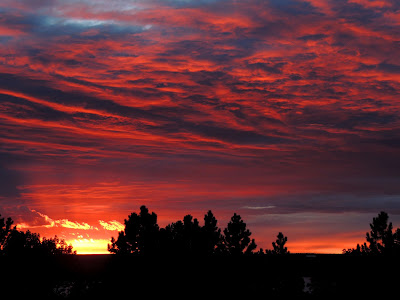 Sunset over Fort Peck Reservoir