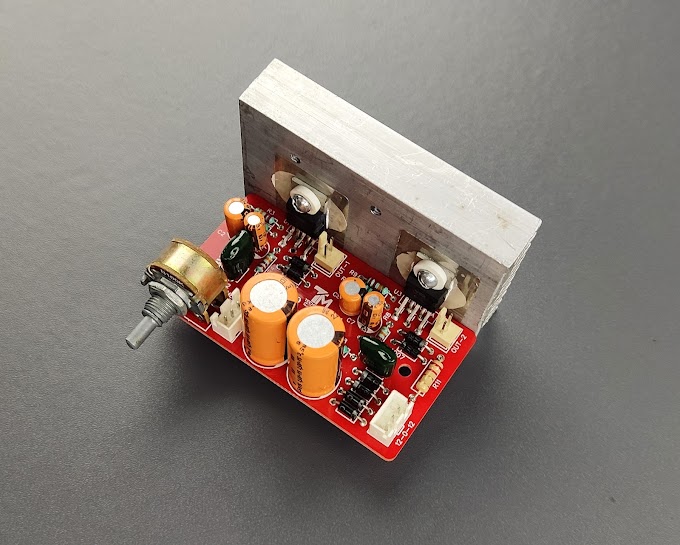 Simple TDA2030 stereo amplifier