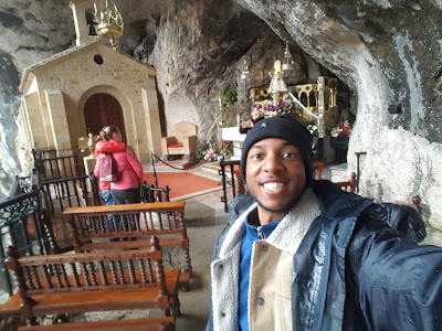 In the Santa Cueva sanctuary