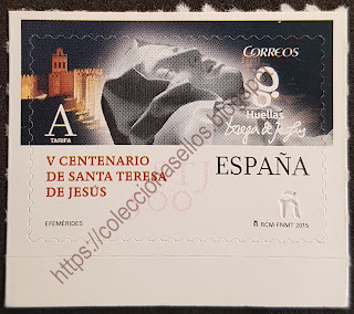 Santa Teresa de Jesus Sello de España 2015