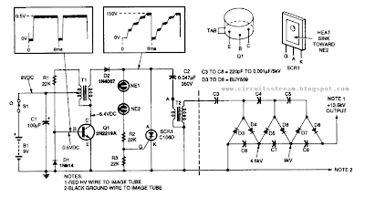 13KV High voltage Power supply Circuit Diagram