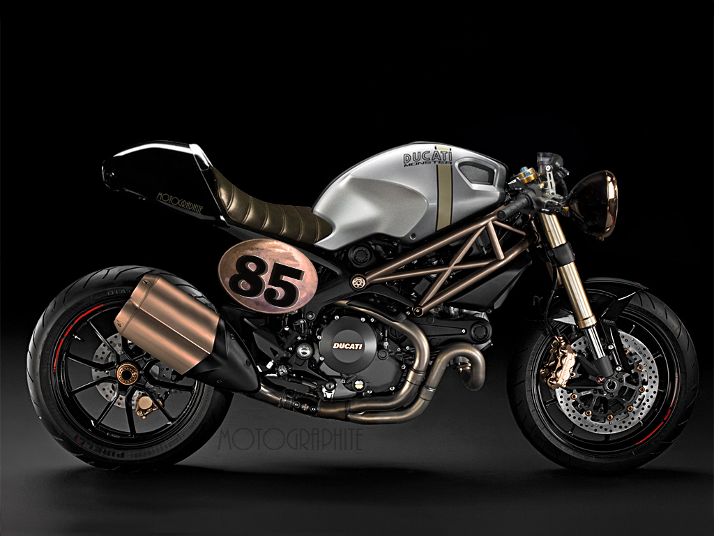 The new DUCATI Monster has a much more modern design than the previous 