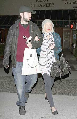 Christina Aguilera and Jordan Bratman