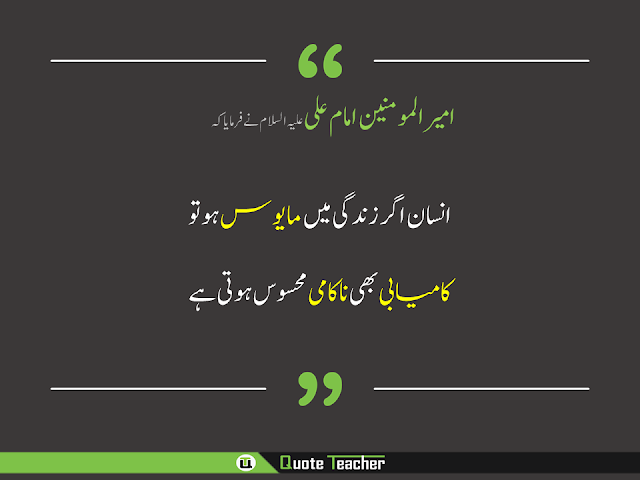 Imam Ali a.s Quotes About Human Behaviour in Urdu