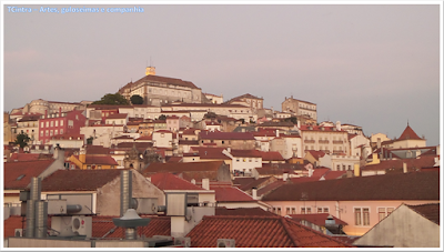 viagem Portugal; Conhecendo a Europa; viajando sem guia; Pôr-do-sol em Coimbra