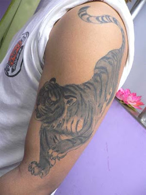  Size:419x470 - 56k: Bengal Tiger Tattoo