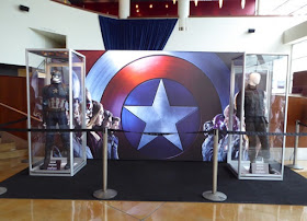 Captain America Civil War movie costume exhibit