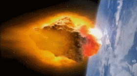 Asteroide Apophis em 2036, bola de fogo atmosfera terrestre