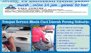 Tempat Service Mesin Cuci Daerah Porong Sidoarjo