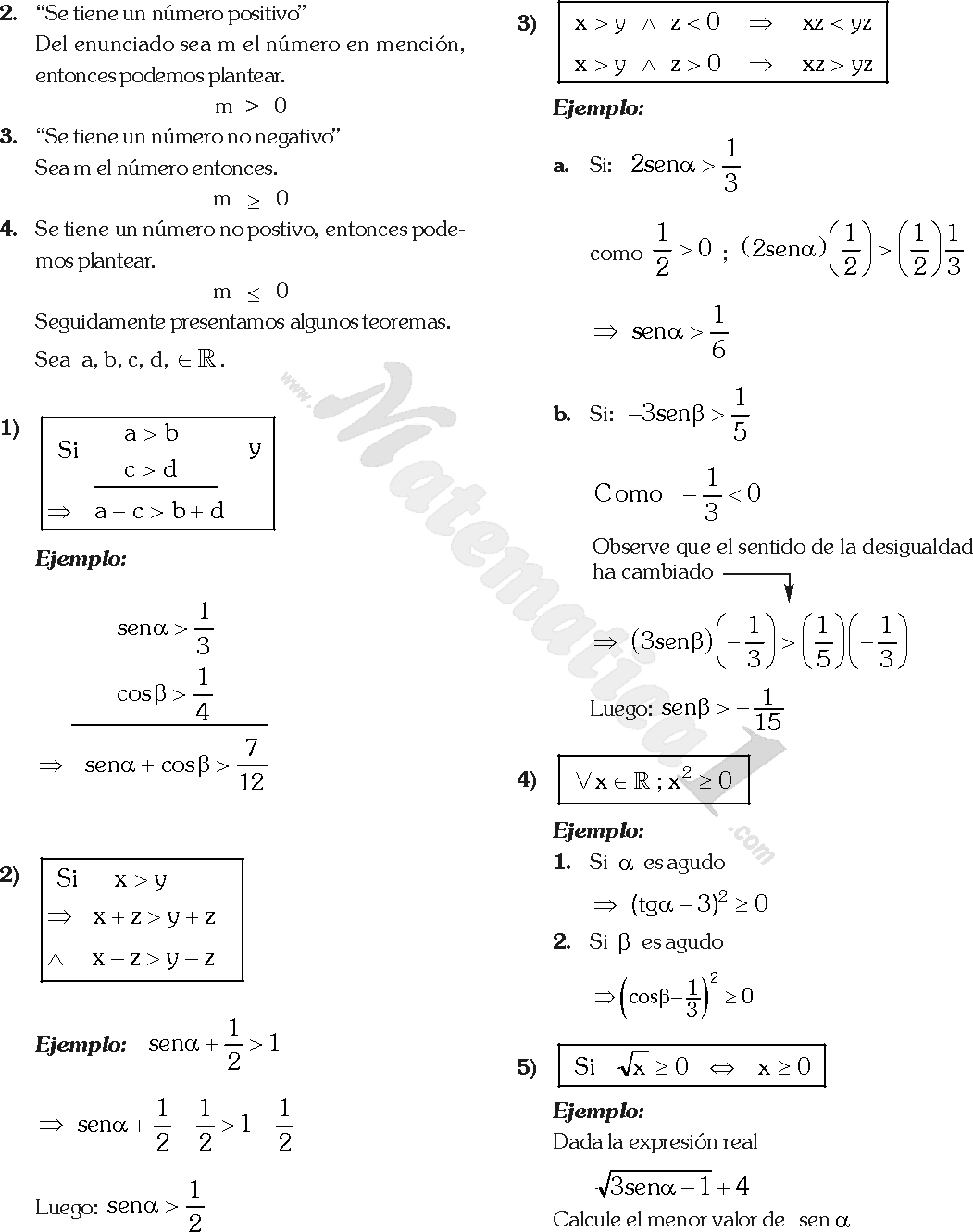 DESIGUALDADES E INTERVALOS NUMÉRICOS EJERCICIOS RESUELTOS