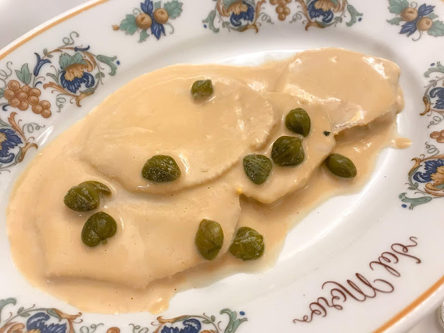 Vitello Tonnato at Al Morro in Rome. Photo by Nicole Ruiz Hudson