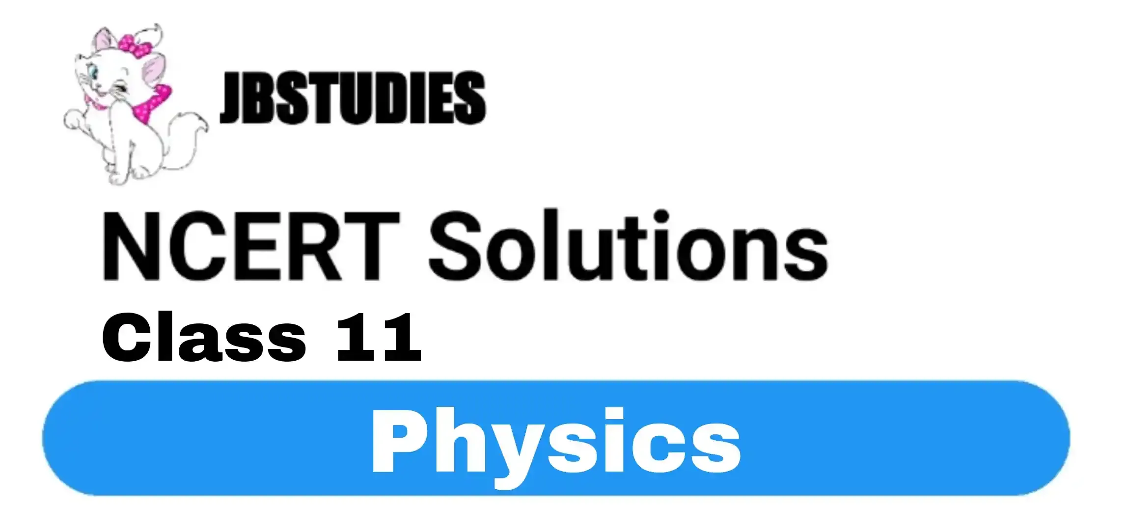 NCERT Solutions Class 11 Physics