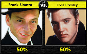 Frank Sinatra vs. Elvis Presley