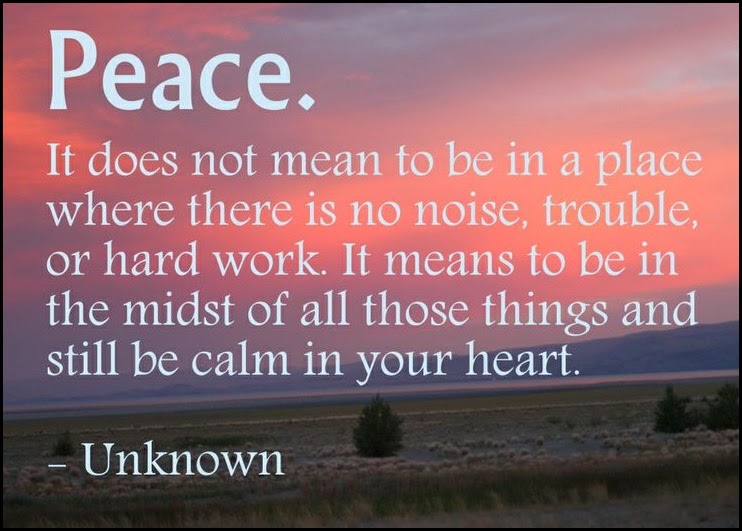 peace in the midst