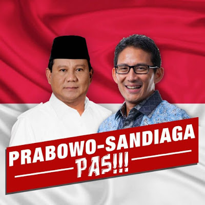 Menempati Posisi Atas di Beberapa Polling Akun Twitter Pasangan Prabowo-Sandiaga Uno