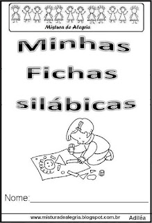 Fichas silábicas alfabetização