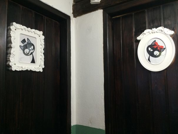 20+ Of The Most Creative Bathroom Signs Ever - Tomcat And Kitty