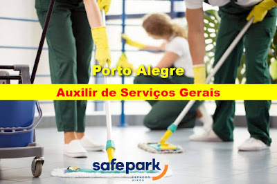 Safe Park abre vaga para Auxiliar de Serviços Gerais em Porto Alegre