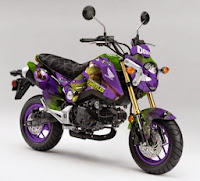 Honda Grom Teenage Mutant Ninja Turtles Donatello Concept (2014) Front Side