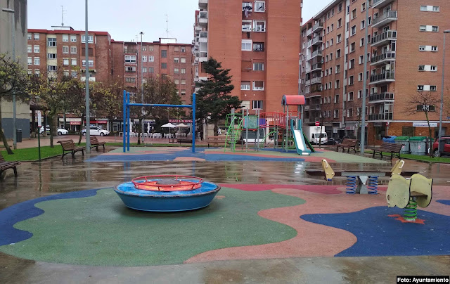 parque infantil en San Vicente