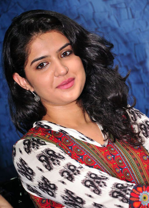 Deeksha Seth in Short Kurti and black Leggings promoting Schwarzkopf