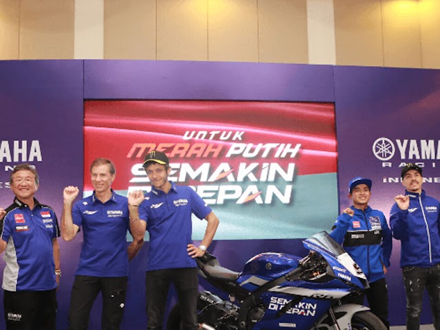 Valentino Rossi dan Maverick Vinales Hadiri Launching Yamaha Racing Indonesia 