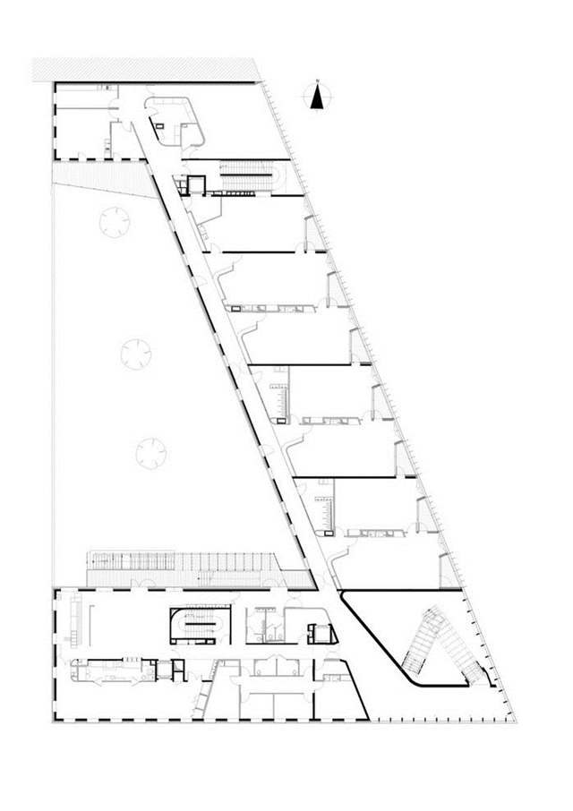 Floor plan of the school