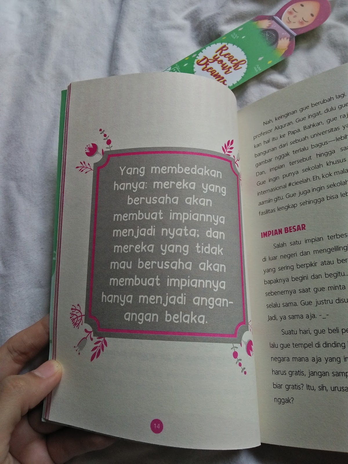 perempuan Review buku Reach Your Dreams oleh Wirda Mansur