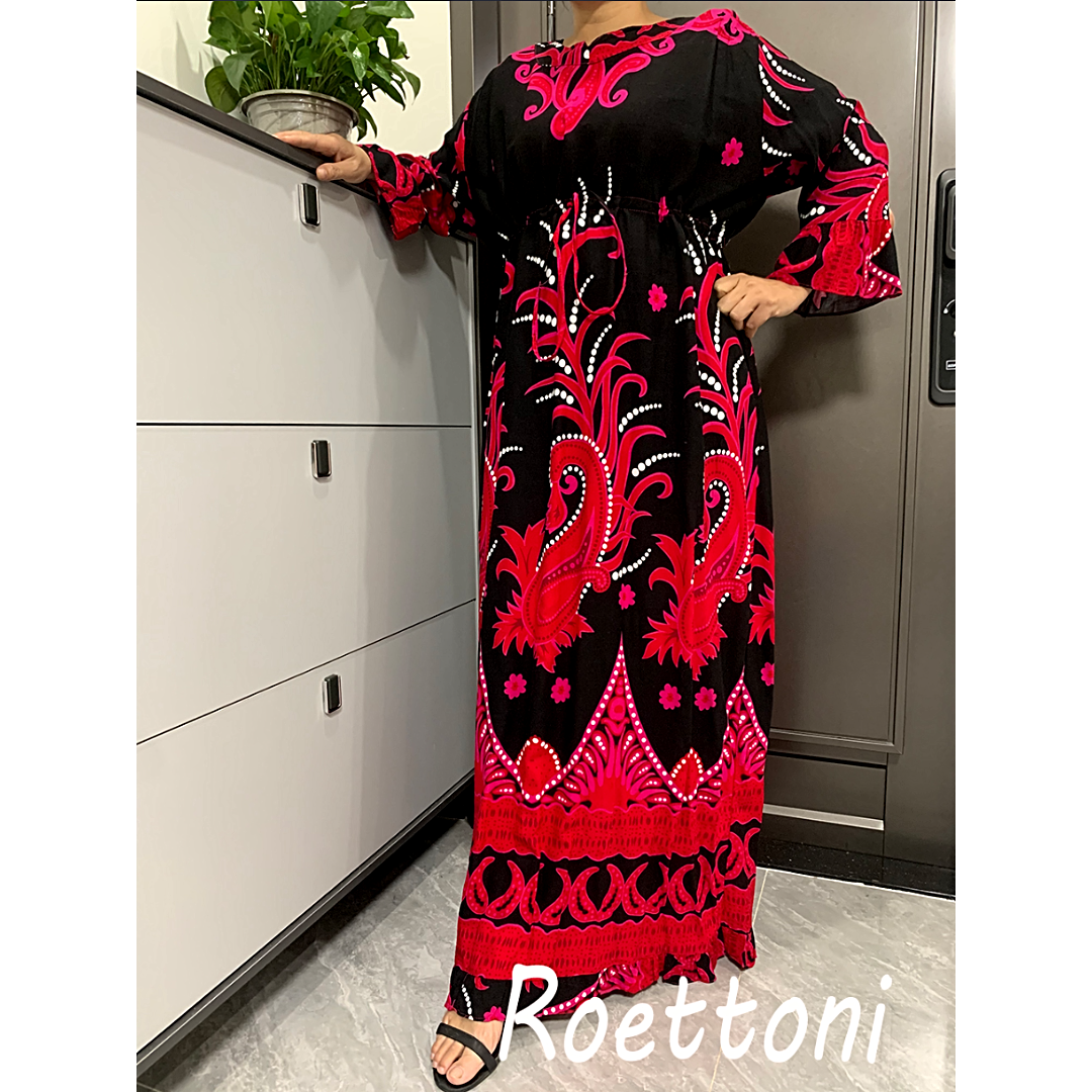 Caftan dresses أناقة الطبعات الأفريقية-التركية في فساتين الكايفتان ...